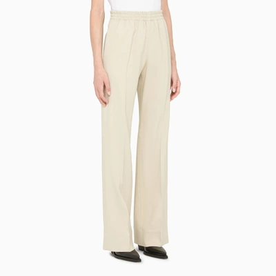 Shop Golden Goose Cream Brittany Trousers In White