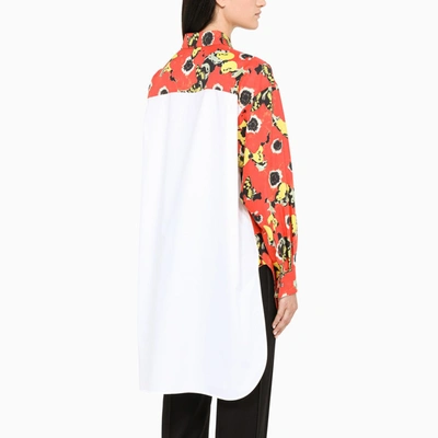 Shop Loewe Butterfly-print Long Shirt In Multicolor