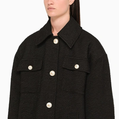 Shop Dolce & Gabbana Black Single-breasted Coat