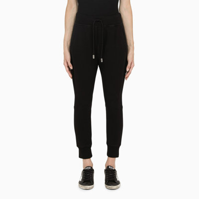 Dsquared2 Drawstring Stretch-fit Track Pants In Black
