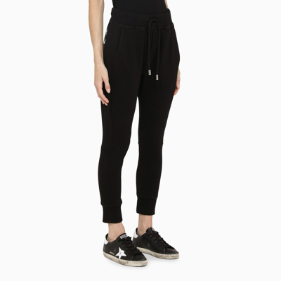 Dsquared2 Drawstring Stretch-fit Track Pants In Black