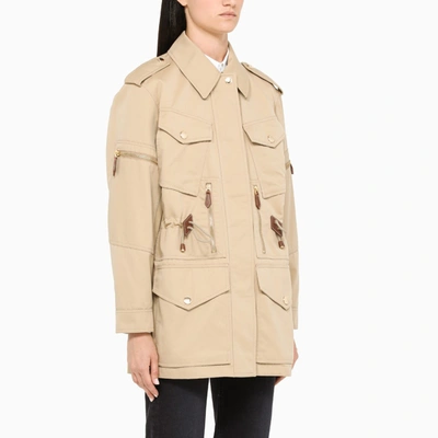 Shop Burberry Beige Middleham Jacket