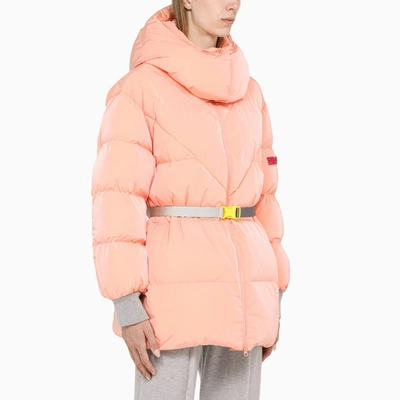 Shop Stella Mccartney Sherbet Orange Kayla Down Jacket In Pink