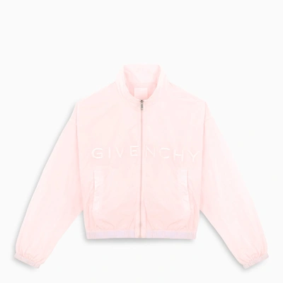 Shop Givenchy Light Pink Track Jacket