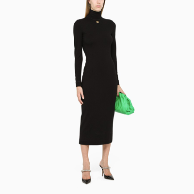 Shop Dolce & Gabbana Black Sheath Dress