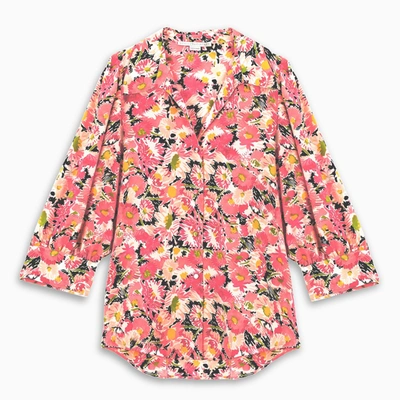 Shop Stella Mccartney Floral-print Reese Blouse In Multicolor