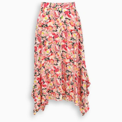 Shop Stella Mccartney Floral-print Ashlyn Skirt In Multicolor