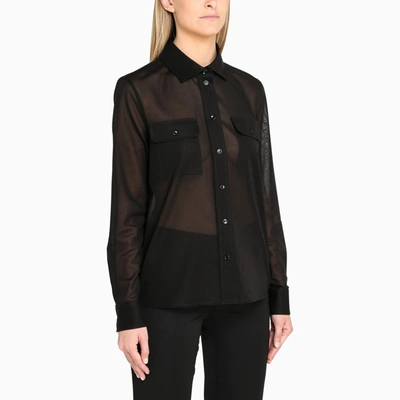 Shop Saint Laurent Black Shirt