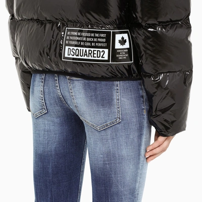 Shop Dsquared2 Black Down Jacket