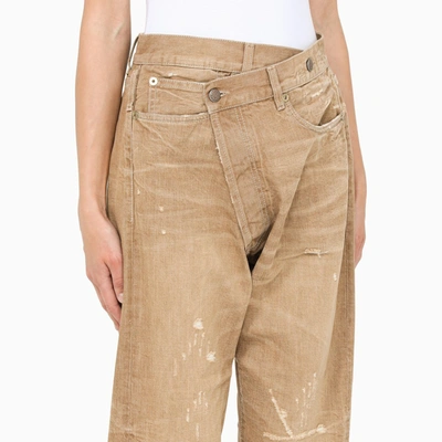 Shop R13 Khaki Boyfriend Jeans In Green