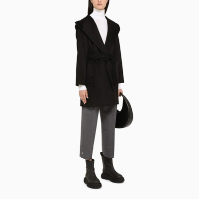 Shop Max Mara Black Single-breasted Coat