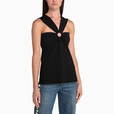 Shop Stella Mccartney Black Compact Top