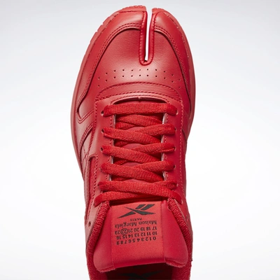 Shop Reebok Statement Red Maison Margiela Classic Tabi Sneakers