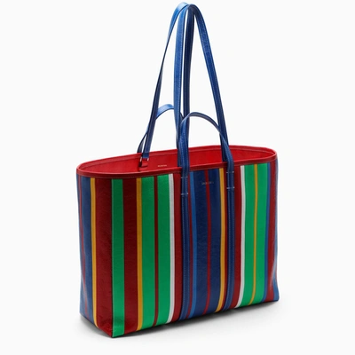 Shop Balenciaga Multicolour Barbes Large Shopping Bag In Multicolor