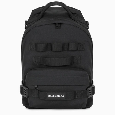 Shop Balenciaga Black Army Backpack
