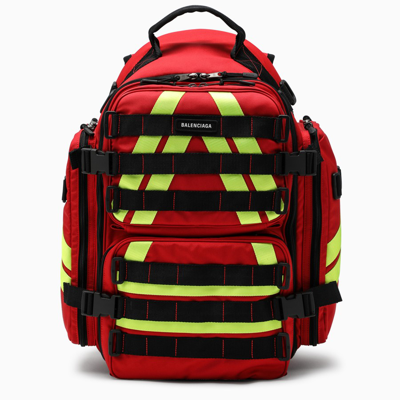 Shop Balenciaga Red Fire Backpack