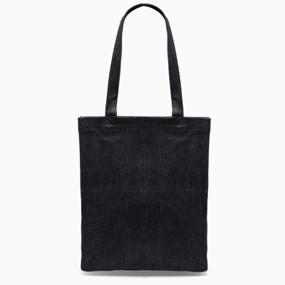 Shop Apc Blue Denim Laure Tote Bag