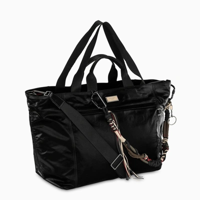 Shop Dolce & Gabbana Black Sicily Travel Bag
