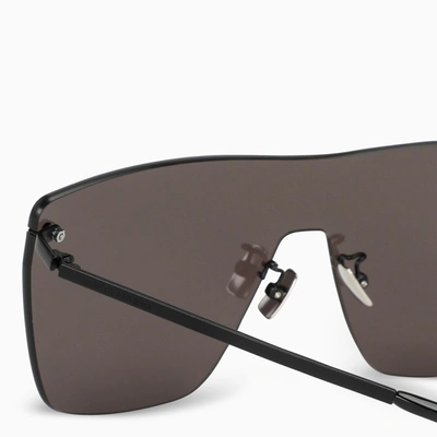 Shop Saint Laurent Black Mask Sunglasses