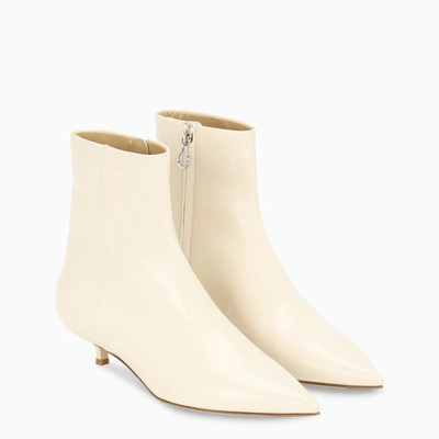 Shop Aeyde Creamy Ina Medium Boots In White