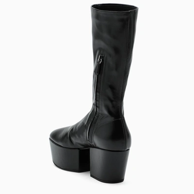 Shop Prada Black High Boot With Platform