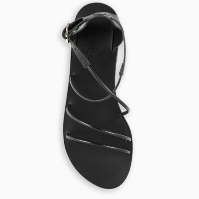 Shop Ancient Greek Sandals Black Meloivia Low Sandals