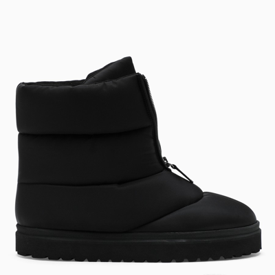 Gia Borghini Black Luna Padded Boots | ModeSens