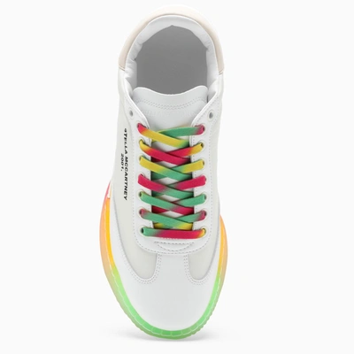 Shop Stella Mccartney White/multicolour Loop Low-top Sneakers