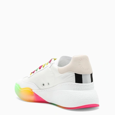 Shop Stella Mccartney White/multicolour Loop Low-top Sneakers