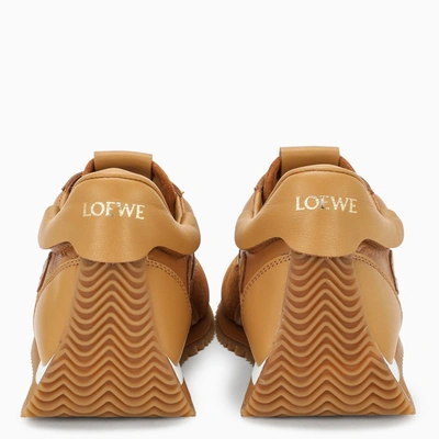 Shop Loewe Tan Flow Runner Sneakers In Brown