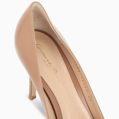 Shop Gianvito Rossi Nude Leather Pumps In Brown