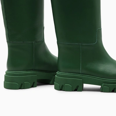 Shop Gia Borghini Green High Boots