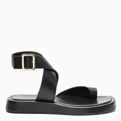 Shop Gia Couture Brown X Rosie Huntington-whiteley High Sandals In Black