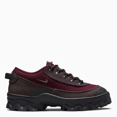 Nike Lahar Low Suede And Rubber-trimmed Canvas Trainers In Madeira / Smoke- dark Beetroot-black | ModeSens