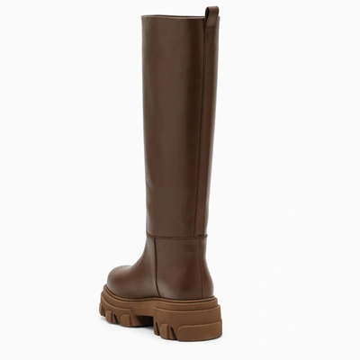 Shop Gia Borghini Chocolate Perni 07 Boots In Brown