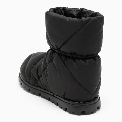 Shop Prada Black Quilted Nylon Boots