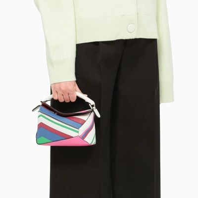 Shop Loewe Multicolour Small Puzzle Edge Bag In Multicolor