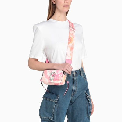 Shop Marc Jacobs Pink Tie-dye Effect Small Snapshot Bag