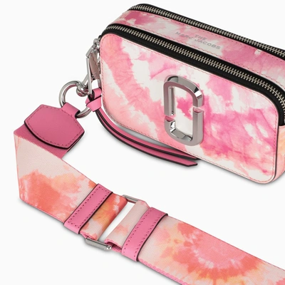 Shop Marc Jacobs Pink Tie-dye Effect Small Snapshot Bag