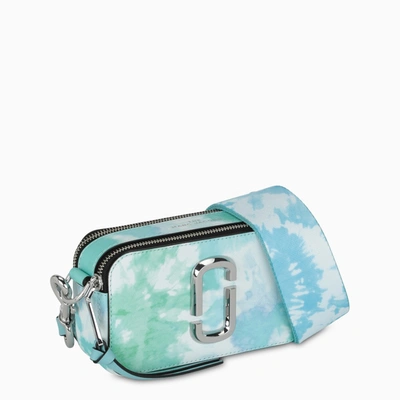 Shop Marc Jacobs Light Blue Tie-dye Effect Small Snapshot Bag