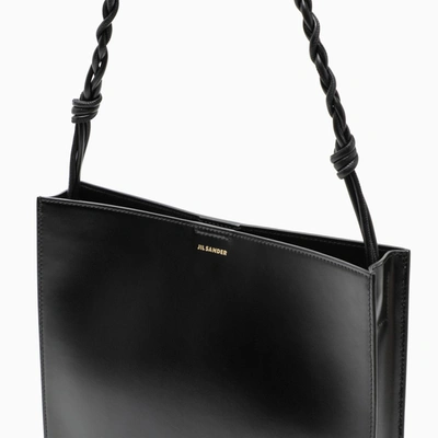 Shop Jil Sander Black Tangle Medium Bag