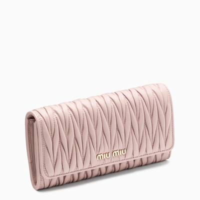Shop Miu Miu Pink Continental Wallet