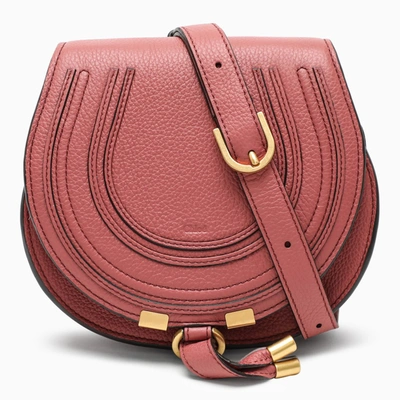 Chloé Dark Pink Small Marcie Cross-body Bag In Pink