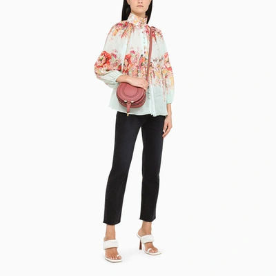 Chloé Dark Pink Small Marcie Cross-body Bag In Pink