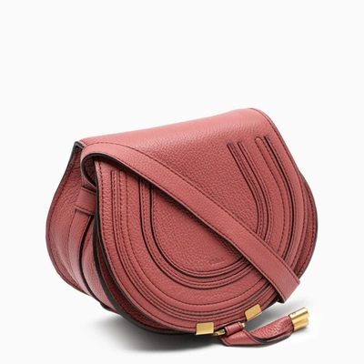 Chloé Dark Pink Small Marcie Cross-body Bag In Pink