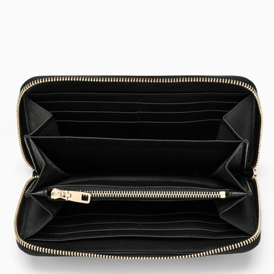 Shop Dolce & Gabbana Black Zip Around Wallet