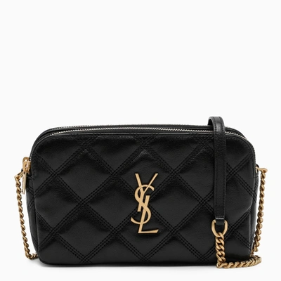 Shop Saint Laurent Black Becky Cross-body Wallet