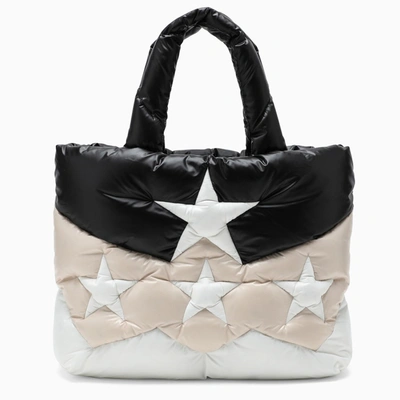 Shop Miu Miu Padded Nylon Tote Bag In Multicolor