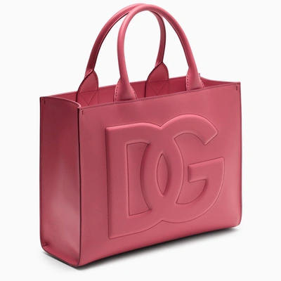 Shop Dolce & Gabbana Fuchsia Medium Shopping Bag In Pink