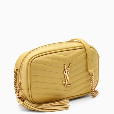 Loulou Yves Saint Laurent Mini Lou in grain de poudre embossed quilted  leather Black ref.409037 - Joli Closet